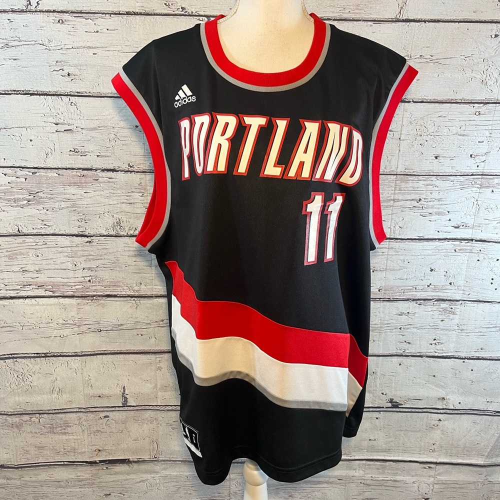 ADIDAS Meyers Leonard Portland Trailblazers Fanatics Branded Swingman Jersey-L